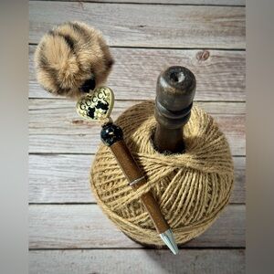 Fancy Designer Beaded Mickey & Minnie Pen with FREE refill